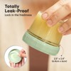 12pk Prep Baby Food Storage Containers, 4 oz Leak-Proof, BPA Free Glass Baby Food Jars for Feeding - 2 of 4
