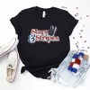 Simply Sage Market Women's Stars and Stripes Distressed Short Sleeve Graphic Tee - 3 of 4