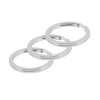 Unique Bargains 20 Pcs Metal Double Loop Split Key Rings Keychains Holder 30mm Outer Dia - 4 of 4