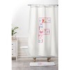 Deny Designs April Lane Art Fancy Bow Monogram Shower Curtain - 3 of 3