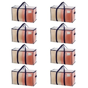 Generic 8 Pack Moving Bags, Heavy Duty Moving Boxes Alternative Packing Storage Supplies - 1 of 4