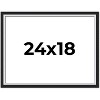 PosterPalooza | Flat Silver Picture Frame - UV Acrylic, Backing Board, Hanging Hardware Included - 2 of 4
