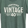 Women's - Instant Message - Certified Vintage 40 Short Sleeve Graphic T-Shirt - 2 of 4