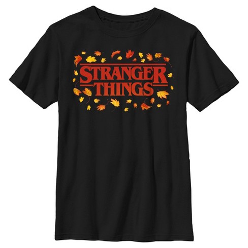 Boy's Stranger Things Autumn Logo T-shirt : Target
