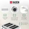 Haden Heritage 75012 1.7 Liter Stainless Steel Body Retro Electric Tea Kettle & Haden Heritage 75013 4 Slice Wide Slot Retro Toaster, Ivory White - 3 of 4