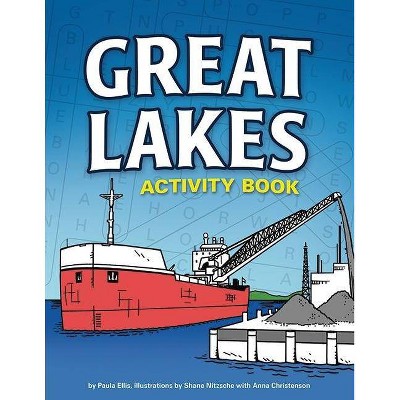 Great Lakes Activity Book - (Color and Learn) by  Paula Ellis (Paperback)