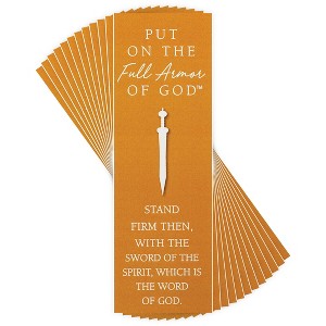 Dicksons Put On Full Armor of God Sword of Spirit 6.5 inch Paper Bookmark Pack of 12 - 1 of 4