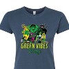 Women's - Marvel - St. Patrick's Day Green Vibes Only Fitted Graphic T-Shirt - 2 of 3