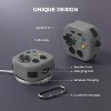 HTUTWOO Game Console Design for AirPods 4 Case Cover Shockproof Full TPU AirPods 4th Generation Protective Skin Cover with Cleaner Kit - 3 of 4