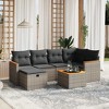 vidaXL Garden Sofa Set Gray - 2 of 4