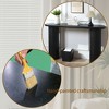 Vynxaria Wood Console Table, Modern Black Console Table, entryway table Narrow Console Table Modern Hallway Table Sofa Table for Living Room,Black - 3 of 4