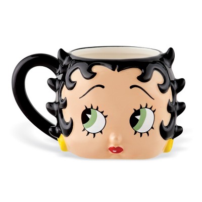 Collections Etc Betty Boop Sculpted Ceramic Coffee Mug - 18 oz.