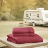 Nestl RV Queen Sheets, Super Soft 4PC Microfiber Sheet Set for Camper, Short Queen Sheets - 3 of 4