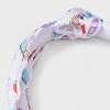 Teacher Ruler Apple ABC Print Top Knot Headband - Multicolor - 3 of 3