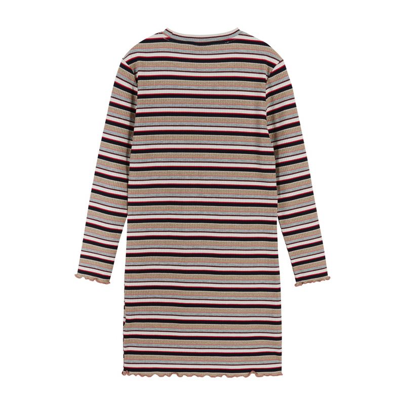 Andy & Evan  Kids Girls Fitted Rib Dress, 3 of 6