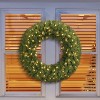 Puleo 36" Pre-Lit Artificial Utah Spruce Wreath with 100 Warm White LED Lights - 3 of 4