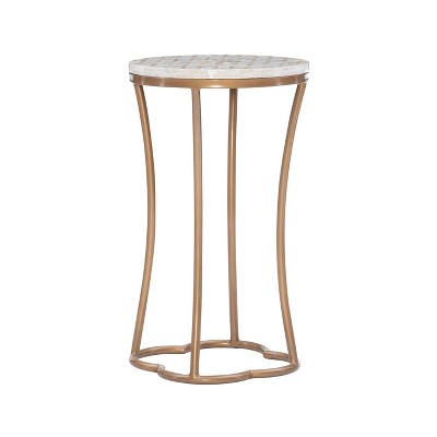 Prisca Accent Table Gold - Linon