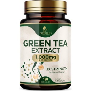Green Tea - Natural Weight Loss & Fat Burn Supplement with 1000mg EGCG Extract - 60 Capsules;120 Capsules;240 Capsules - 1 of 4