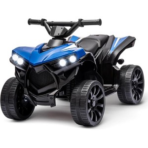 6V Ride on Toy, Kids ATV 4 Wheeler with 1.8MPH Max Speed, Wear-Resistant Wheels, Music & Foot Pedal, Electric Quad Car for Kids Toddlers - 1 of 4