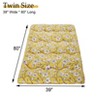 Nasitip Floor Futon Mattress, Modern Floral Printed Tatami Mat,Roll Up Sleeping Pad Portable for Guest Room, Dormitory - 3 of 4