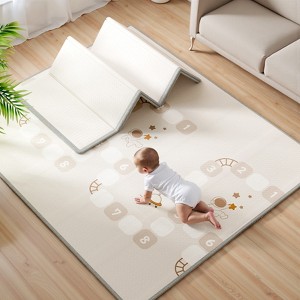 AmourLil 71x59in Extra Large Baby Play Mat – Waterproof Foam Floor Mat for Babies, Toddlers & Infants, Ideal for Playtime - 1 of 4