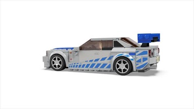  LEGO Speed Champions 2 Fast 2 Furious Nissan Skyline GT-R  (R34), Race Car Toy Model Building Kit, Collectible with Racer Minifigure,  2023 Set for Kids, Boys and Girls Ages 9 and