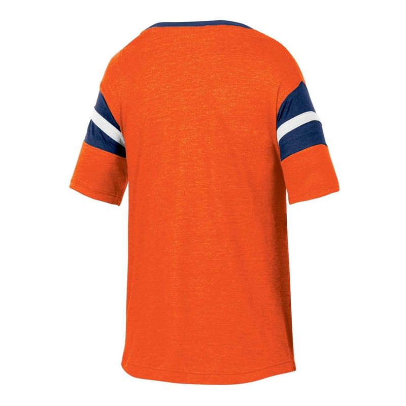 NCAA Auburn Tigers Girls&#39; Short Sleeve Striped Shirt, 2 of 4