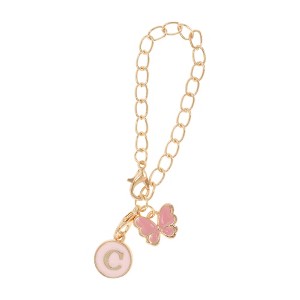 Unique Bargains Butterfly Heart Cup Chain Charm Water Cup Pendant 1 Pc - 1 of 4
