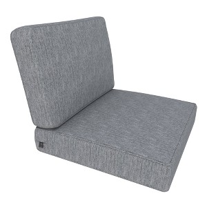 Covers&All Outdoor Seat / Back Cushion with Highly Durable Olefin Fabric, 25 in L x 25½ in L x 5 in Thick - 1 of 4