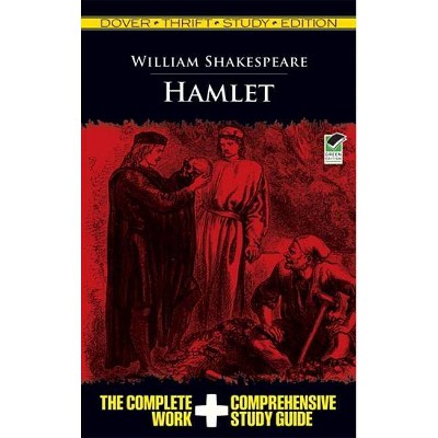  Hamlet Thrift Study Edition - (Dover Thrift Study Edition) by  William Shakespeare (Paperback) 