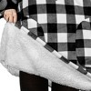 PAVILIA Wearable Blanket Hoodie Adults, Faux Shearling Cozy Oversized Hooded Sweatshirt, Warm Fleece Two Pockets - 3 of 4