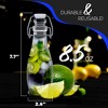 Nevlers Teardrop Airtight Swing Top Bottles - Glass 8.5oz (Pack of 12) - 3 of 4