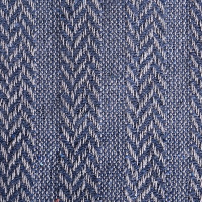 French Blue Cotton Sherpa Full-Size Cozy Throw