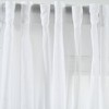 2pk 38"x84" Sheer Zuri Flora Curtain Panels Blue/Coral - Lush Décor - 2 of 4
