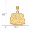 Black Bow Jewelry 10k Yellow Gold Alabama Crimson Tide NCAA Small Pendant - 2 of 3