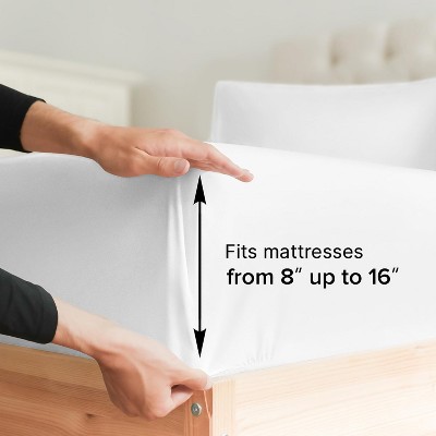 White Organic Cotton 1000 Thread Count Full Sheet Set