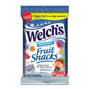Welch's Holiday Fruit Snacks Mixed Fruit Peg - 2.25oz - 1 of 3