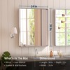 Keonjinn Framed Wall Mirror, Modern Rectangular Bathroom Vanity Mirror, Wall Mounted - 3 of 4