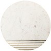 Valerie Marble Accent Table - ACC7202A - White/Brass - Safavieh - 4 of 4