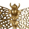 Olivia & May Set of 3 Aluminum Metal Dragonfly Wall Decors with Spotted Cutout Wings Gold: Eclectic Animal Art, Indoor Use, Made in India - 4 of 4