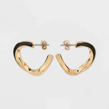 Twisted Hoop Earrings - A New Day™