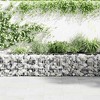vidaXL Gabion Wall with Covers Galvanized Steel 236"x19.7"x19.7" - 4 of 4