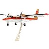 De Havilland DHC-6-300 Commercial Aircraft White with Red Stripes and Gold Tail 1/200 Diecast Model Airplane by GeminiJets - 3 of 3
