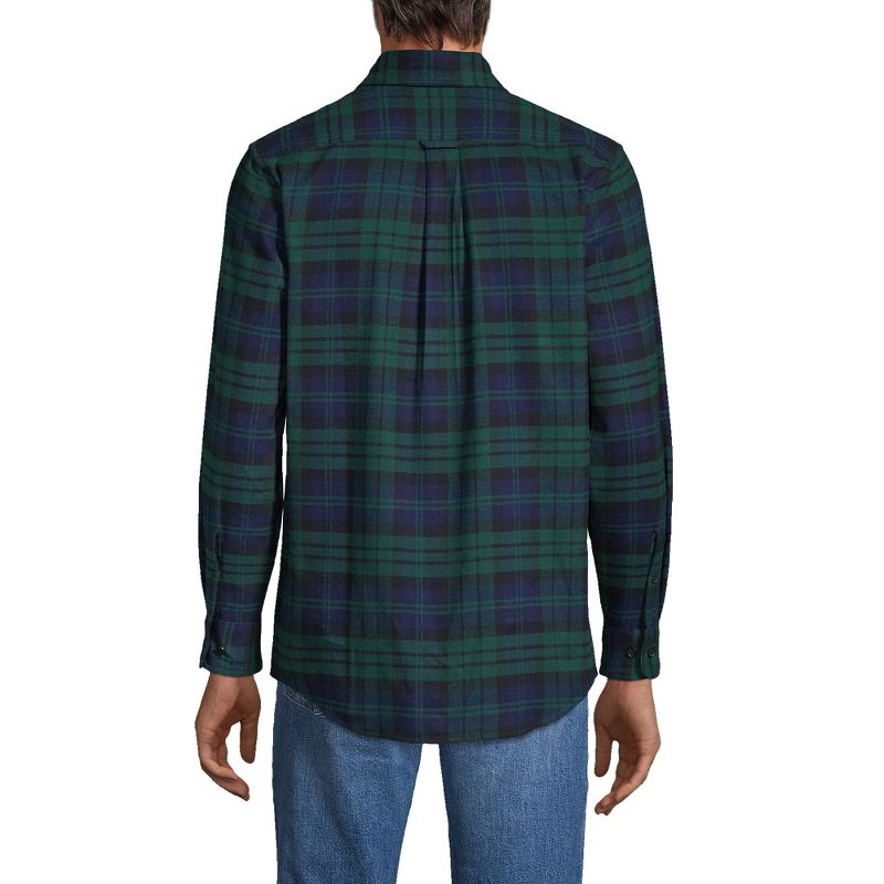 Lands' End Men's Traditional Fit Flagship Flannel Shirt, 2 of 5
