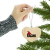 University of Central Missouri Primary Logo Heart Love Wood Christmas Tree Holiday Ornament - 3 of 3