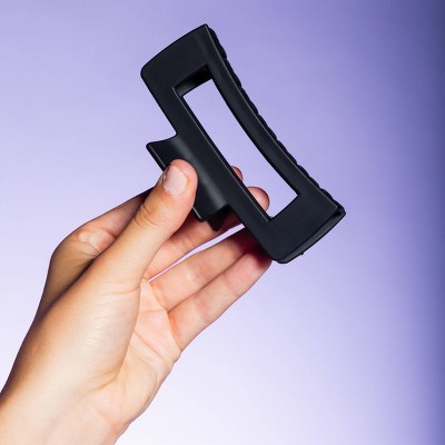 Gimme Beauty Rectangle Claw Clip - Black/Tortoise - 2pc - image 2