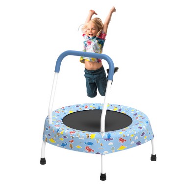 BestParts Toddler Trampoline with Handle – 27.5" Indoor & Outdoor Kids Bouncer, Safe & Fun Playtime