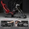 Dardoo Adjustable Racing Simulation Cockpit Red Seats And Single Screen Display Bracket Fit For Logitech G923 G920 G29 Thrustmaster - 4 of 4