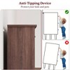 Wood Dresser with 5 Drawer, Cabinets Dressers Wood Dresser Cabinet for Bedroom, Living, Hallway, Measuring 31.5" W*15.8" D*41" H - 4 of 4
