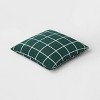 17"x17" Grid Square Outdoor Throw Pillow - Room Essentials™ - image 3 of 4